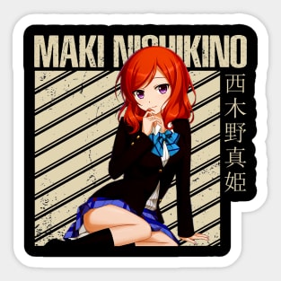 Maki Nishikino's Musical Brilliance Tee Sticker